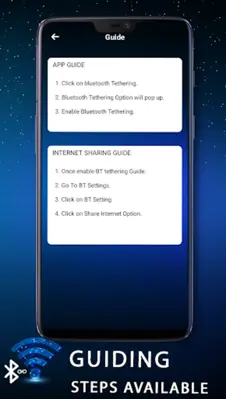Wifi-BT Tethering android App screenshot 0