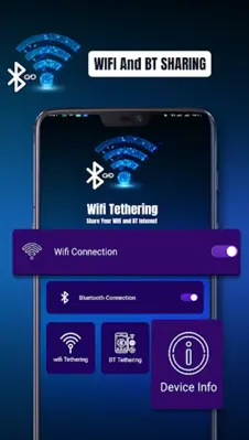 Wifi-BT Tethering android App screenshot 3